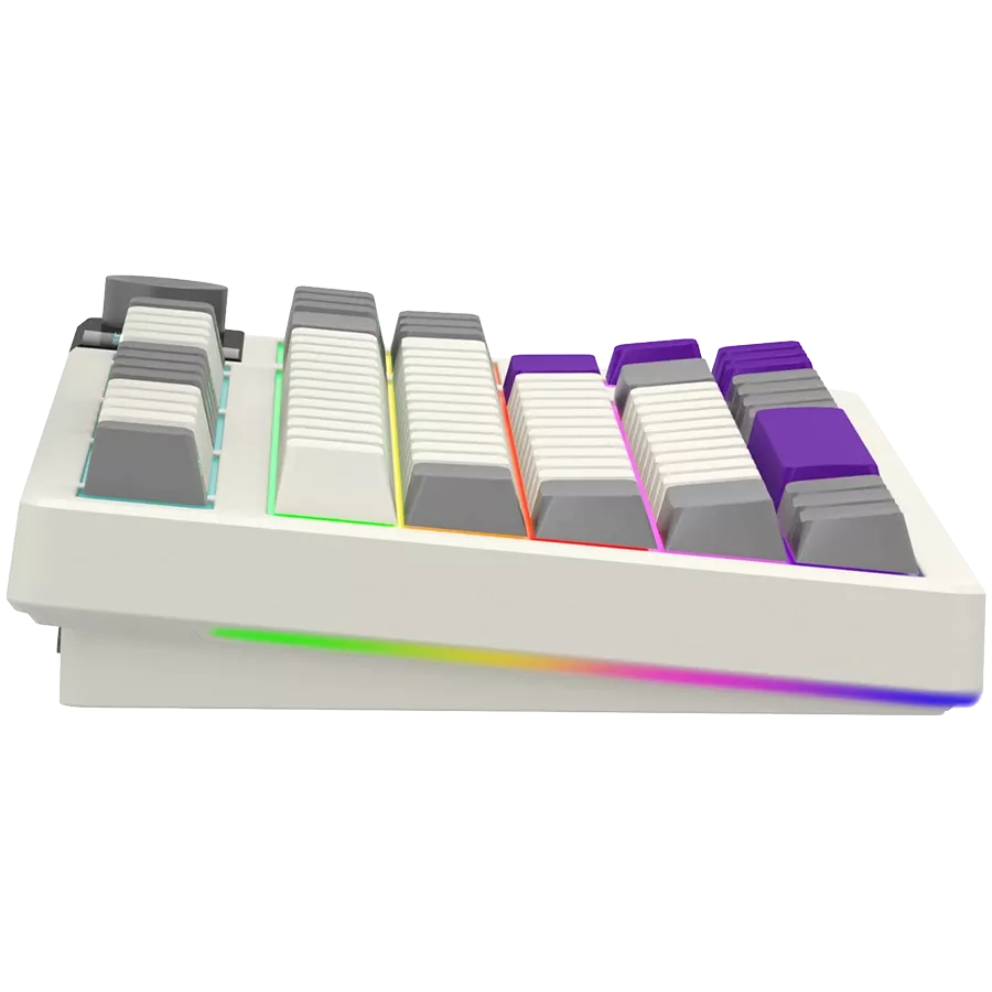 LORGAR KBP70TKLW Gaming Keyboard, Wireless, Beige, EN — Image №4