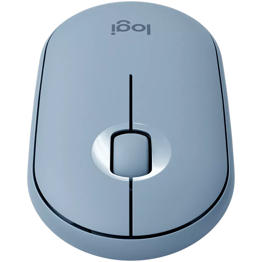 LOGITECH M350 Ποντίκι, Ασύρματο, Μπλε Γκρι — Εικών №2
