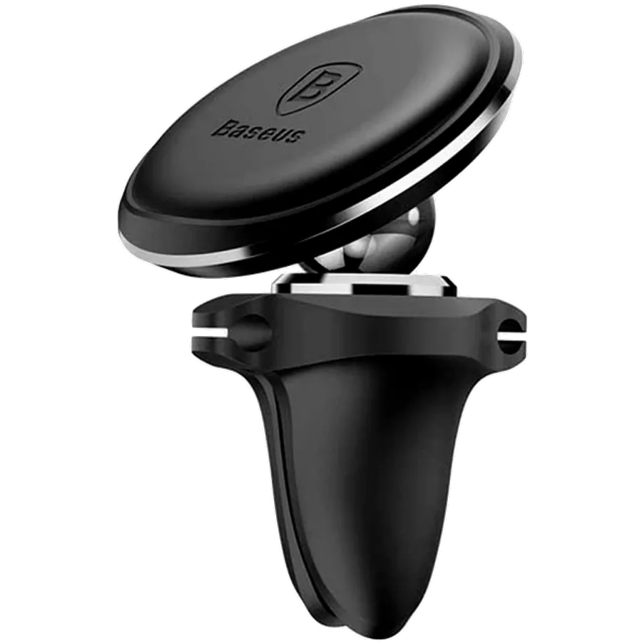 BASEUS Car Cradle Magnetic Air Vent Car Mount Holder, Black — Image №1