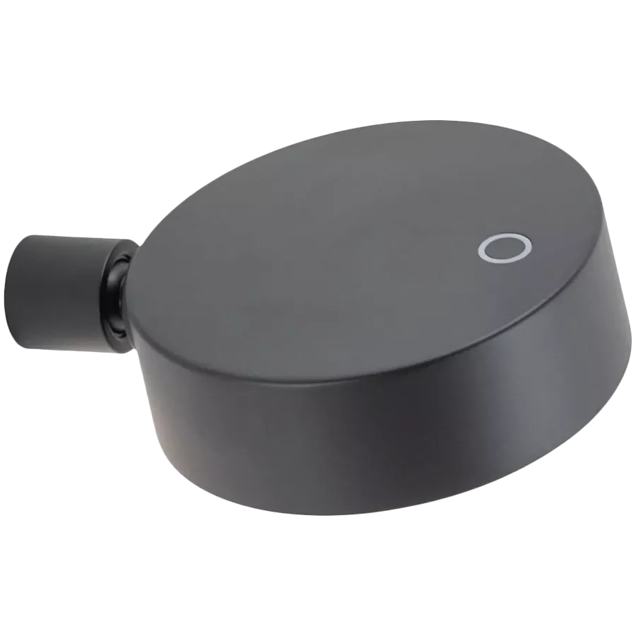 ZAFFERANO SUPER O WALL LAMP 125x162x43mm. MATT BLACK 3.5W 27/31/40K-5Vdc — Image №1