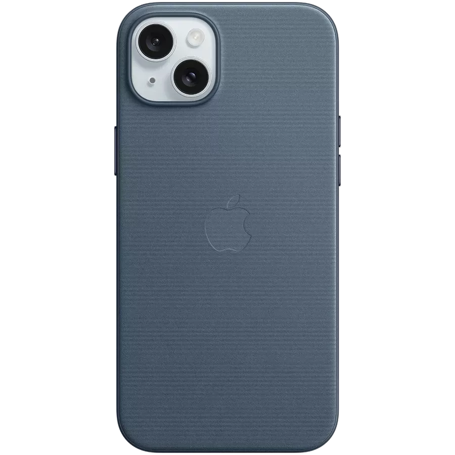 Чехол APPLE FineWoven Case с MagSafe Pacific Blue для iPhone 15 Plus — Изображение №1