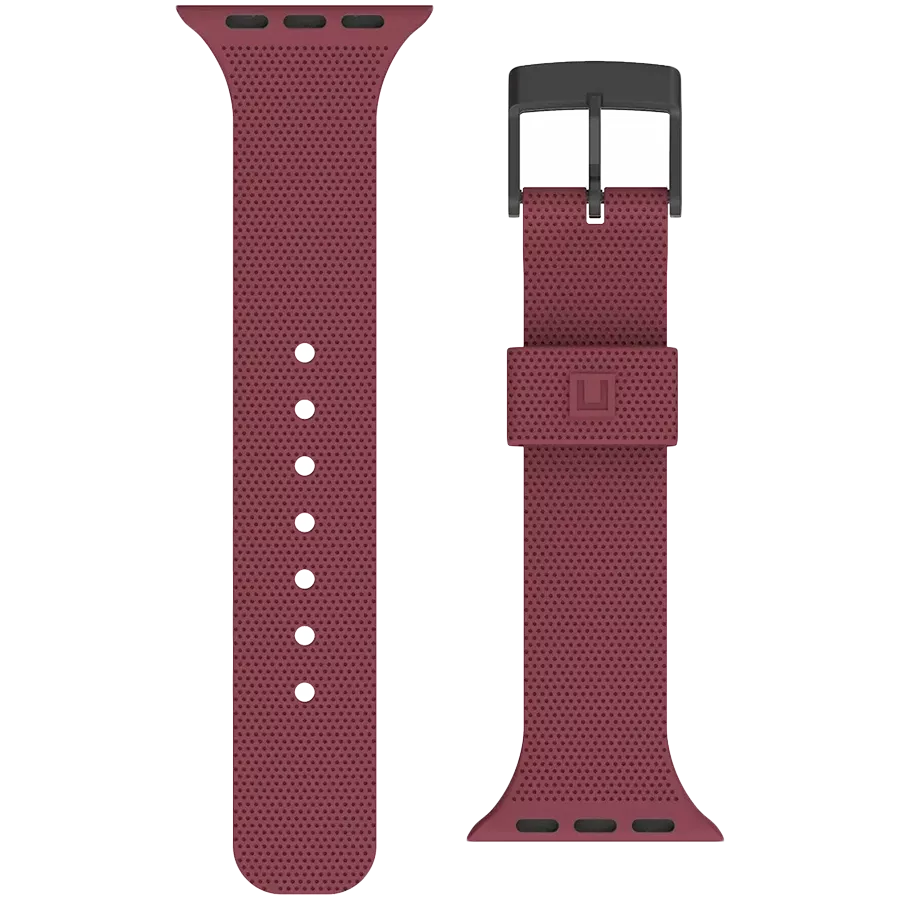 Curea UAG Dot din silicon, 42/44/45 mm, Aubergine — image №1