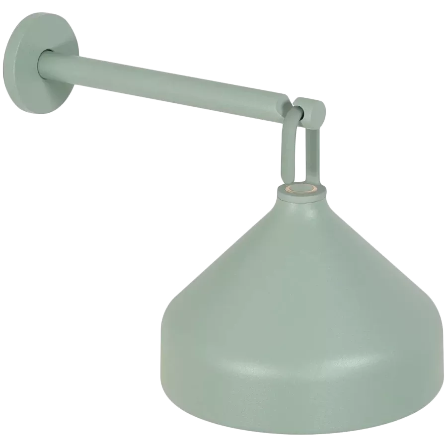 ZAFFERANO AMELIE WALL LAMP 120x140x200mm. PAINTED GREEN LEAF 3.0W LED 95-130lm. — Image №1