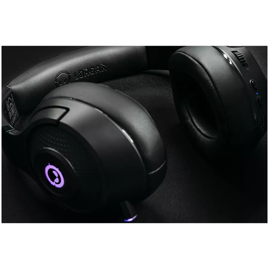 Wireless Headset LORGAR Noah 701 with Microphone, Black — Image №10