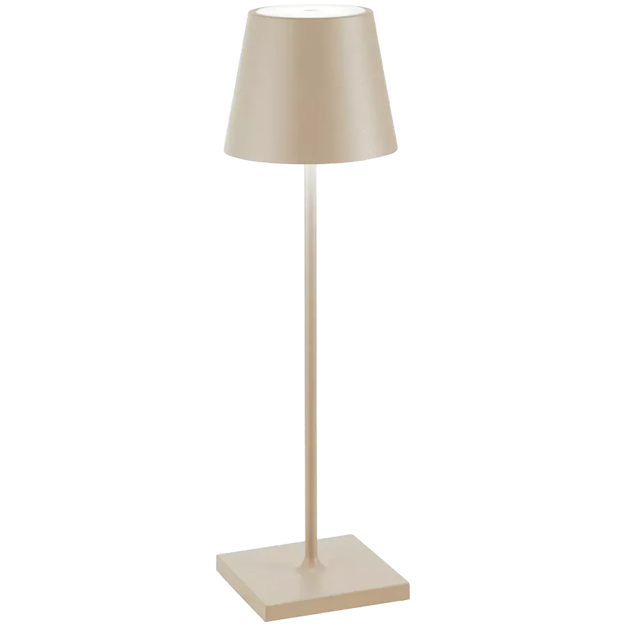 ZAFFERANO POLDINA PRO TABLE LAMP 111x380mm. MATT SAND 2.2W LED 183/203lm. — Image №1