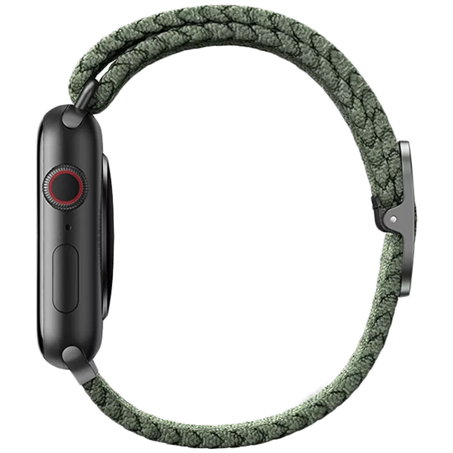 Band UNIQ ASPEN Strap Braided for Apple Watch 38/40 Aspen Կանաչ for Apple Watch 38/40/41 mm — image №3