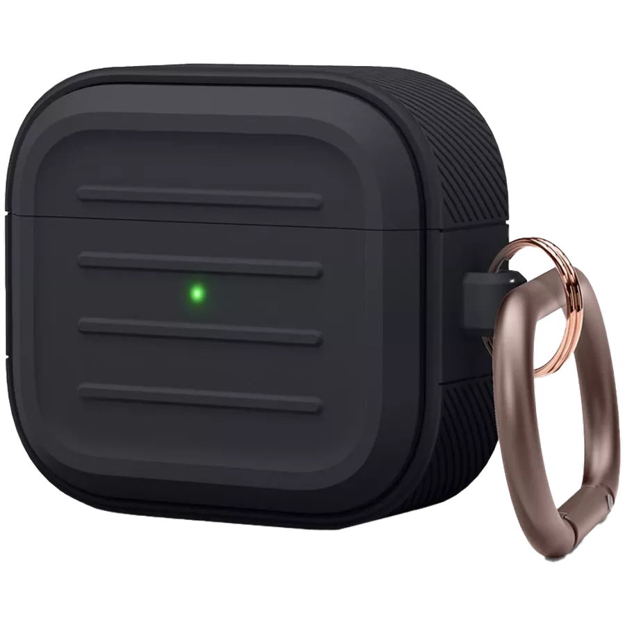 Захисний чохол ELAGO Armor Case  Чорний для AirPods (Gen3) — Зображення №1