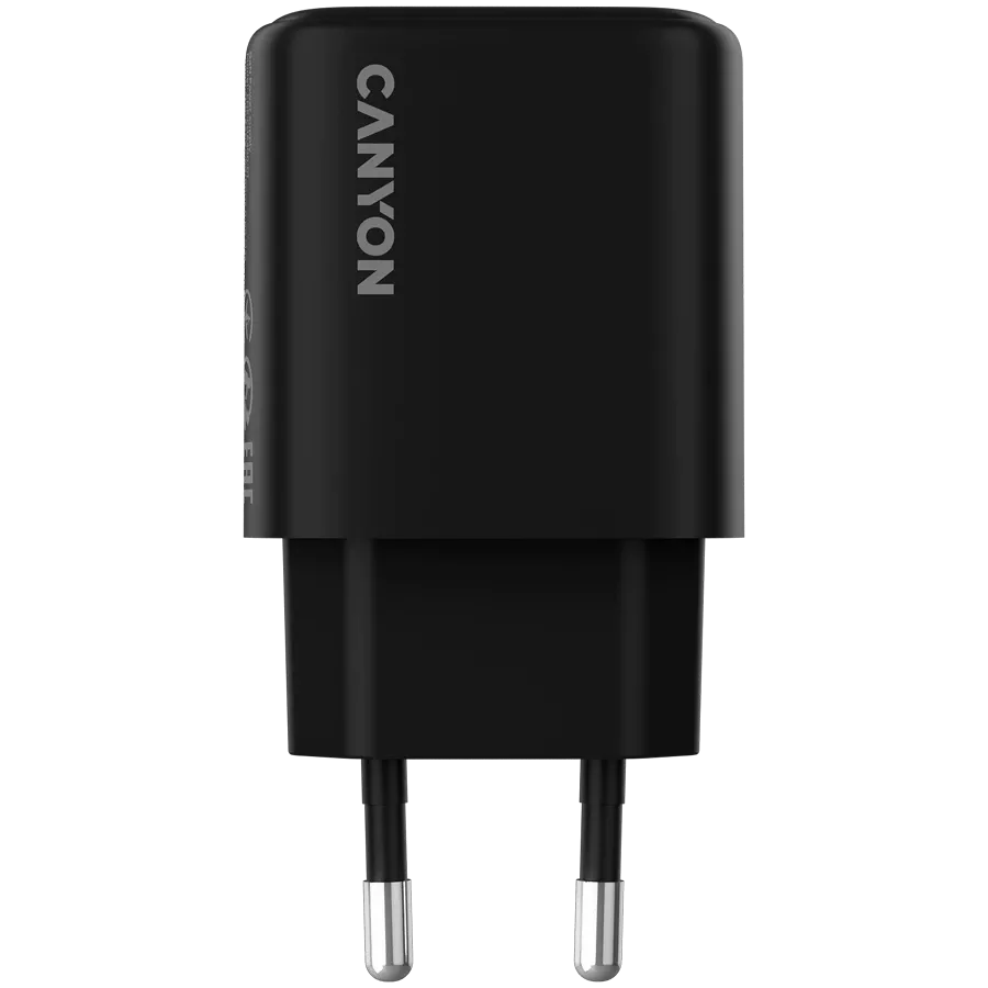 CANYON OnCharge 200 Power Adapter USB-C, 20 W, Black — Image №2
