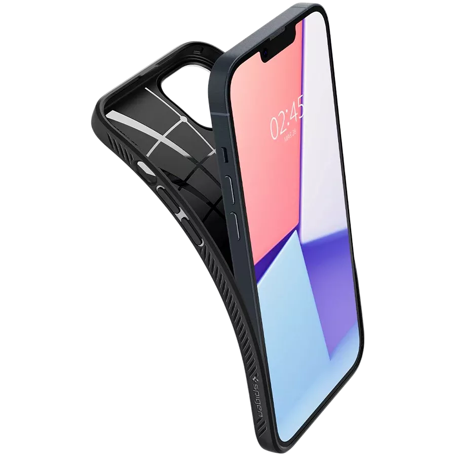Чохол SPIGEN SGP Liquid Air  Матовий чорний для iPhone 14 — Зображення №2