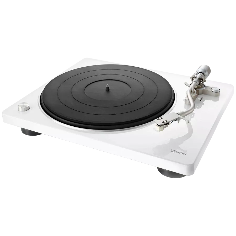 DENON Vinyl Player, Fully Manual, White — Εικών №1