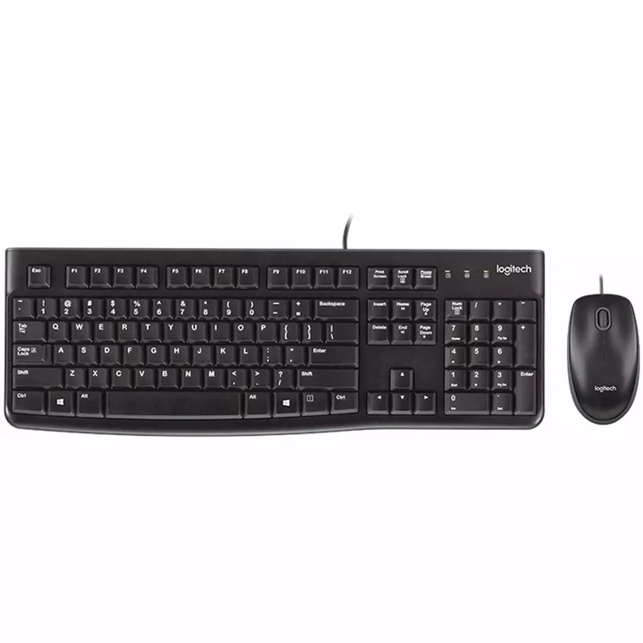 Комплект (клавіатура + міша) Logitech MK120 Desktop (L920-002563) — Зображення №1