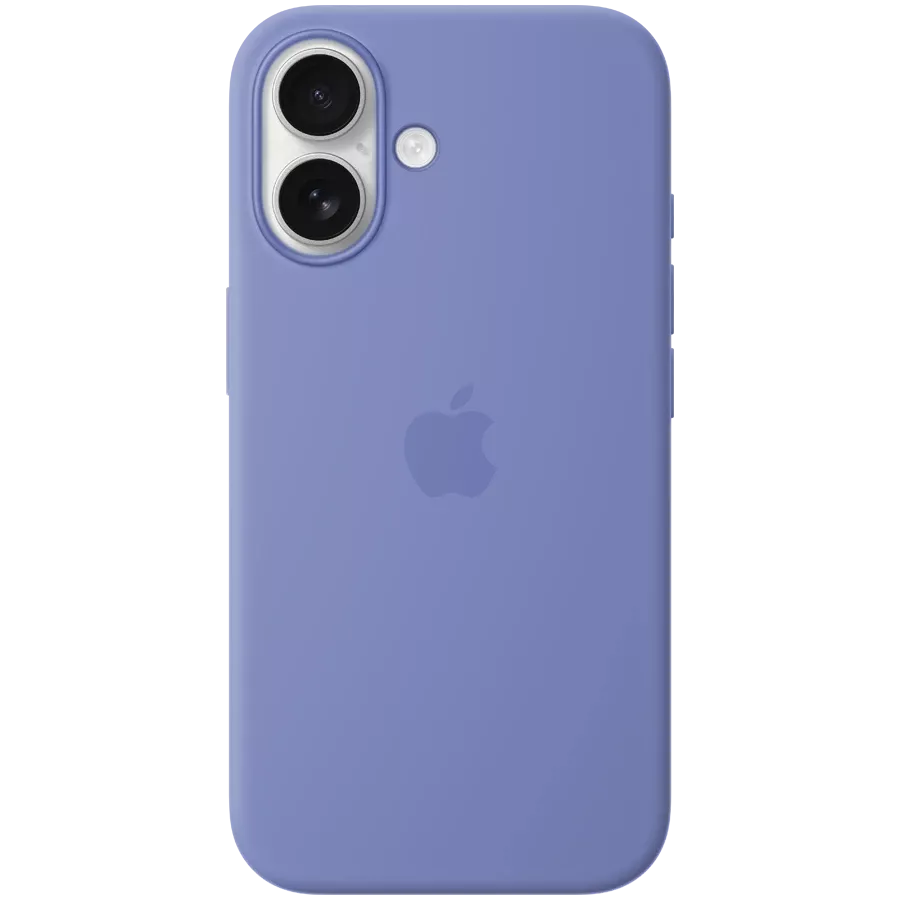 APPLE Чохол силіконовий з MagSafe Periwinkle для iPhone 16 — Зображення №1