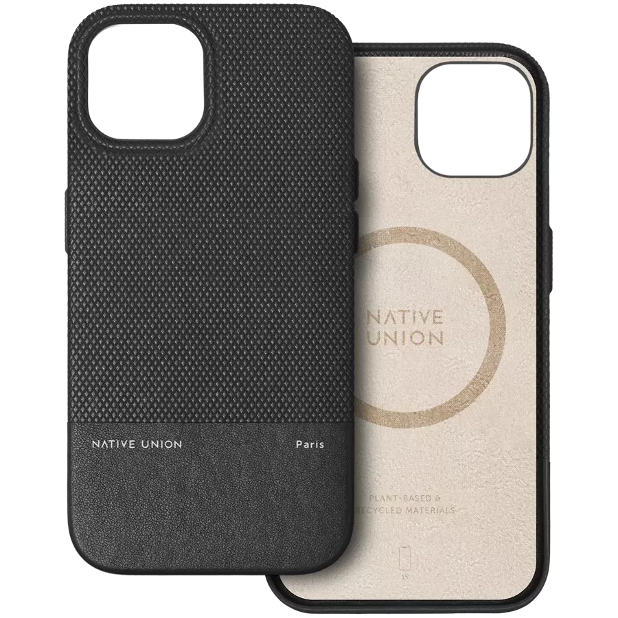 NATIVE UNION Case (Re)Classic with MagSafe, Black for iPhone 15 — Image №1
