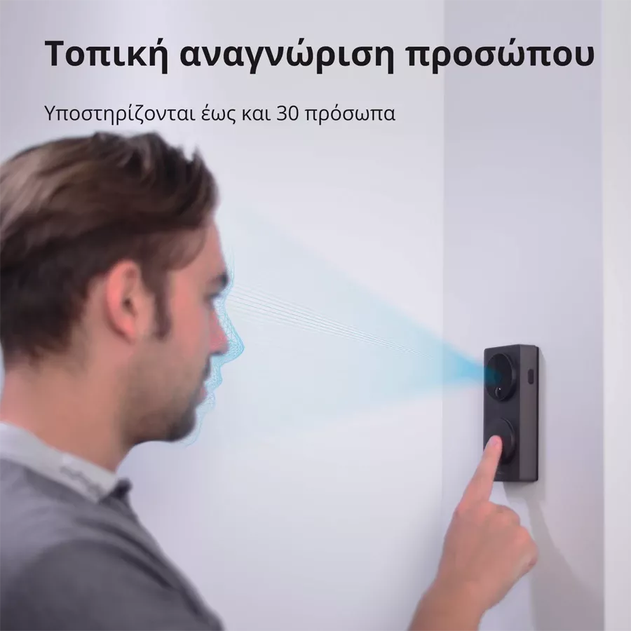 AQARA Smart Video Doorbell, Μαύρος — Εικών №6