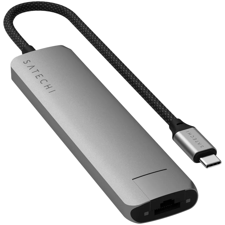 SATECHI  Slim 7 Multiport  Multiport Adapter  Space Gray — Image №2