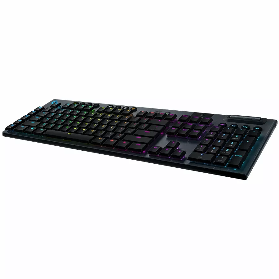 Keyboard LOGITECH G915, GL Clicky Switch, Wireless, Black, International EN — Image №2