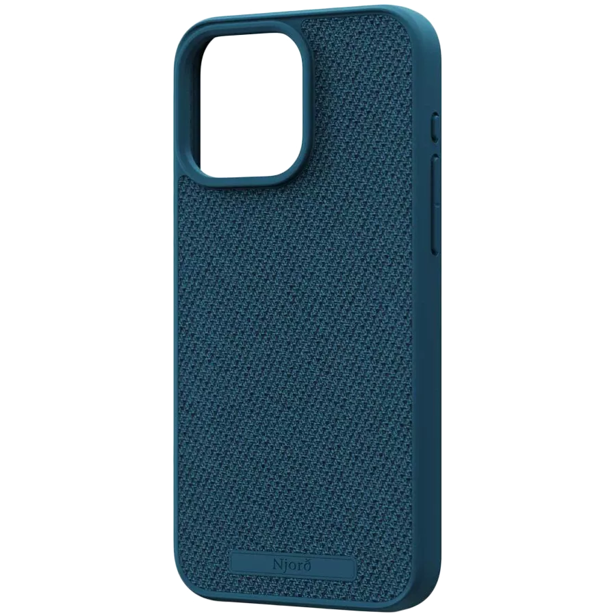 Protective Case NJORD Fabric MagSafe with MagSafe Deep Sea for iPhone 15 Pro Max — Image №1