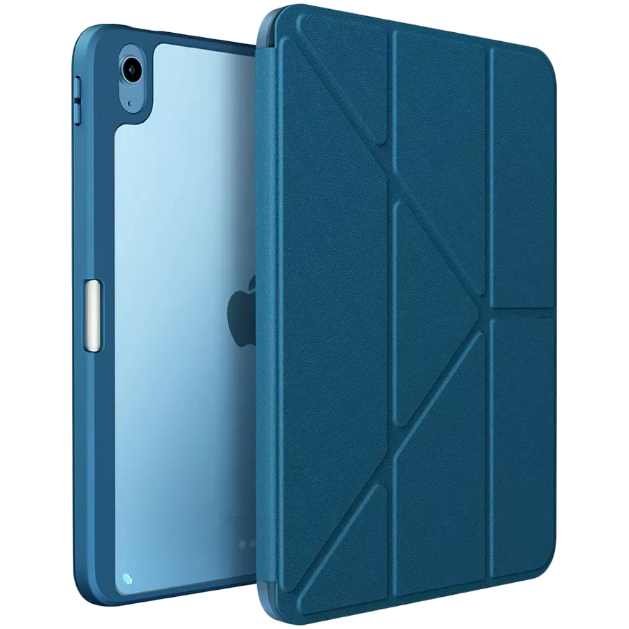 Чехол-книга UNIQ Moven  Capri Blue для iPad Air (4-го поколения)/Air (5-го поколения) — Изображение №1