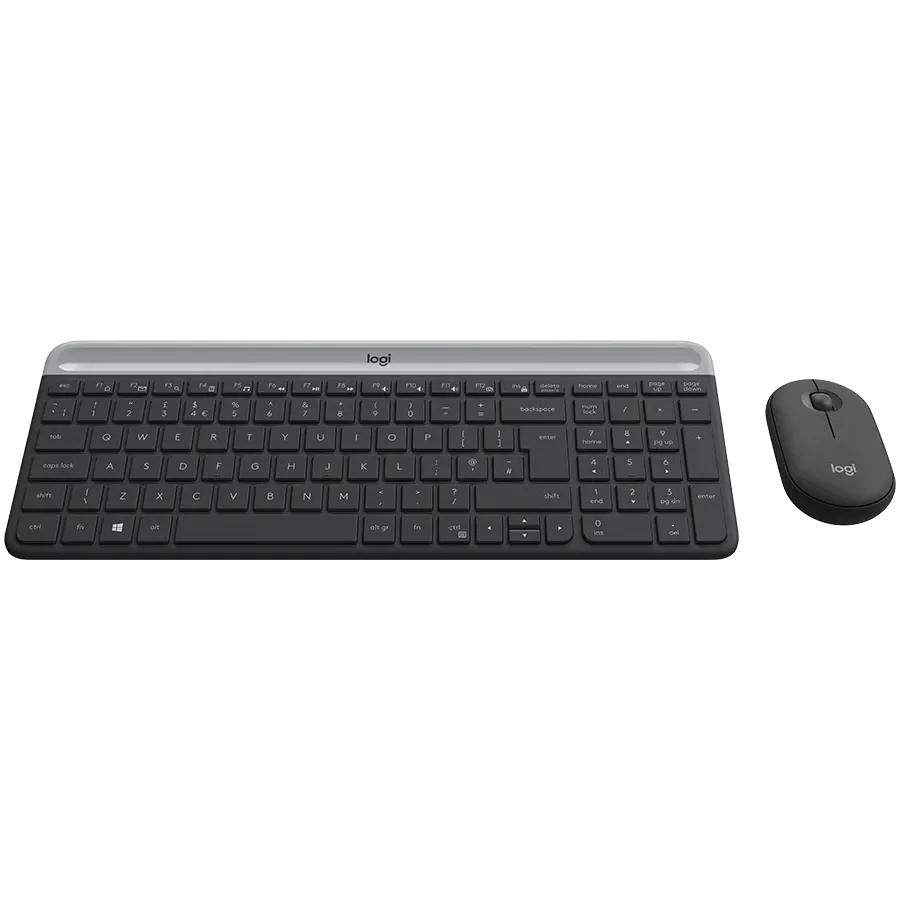 LOGITECH MK470 Πληκτρολόγιο, Ασύρματο, Γραφίτης, Ρωσικά/Διεθνή Αγγλικά — Εικών №2
