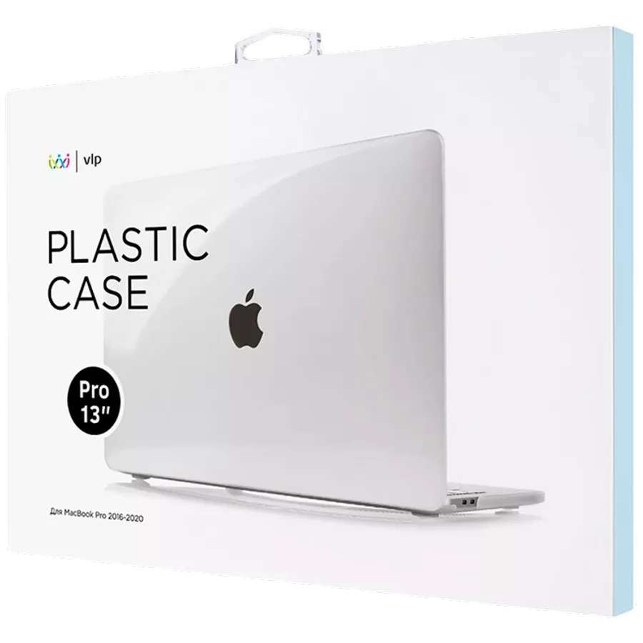 VLP Чехол-накладка Plastic Case  Прозрачный для MacBook Pro 13 — image №2