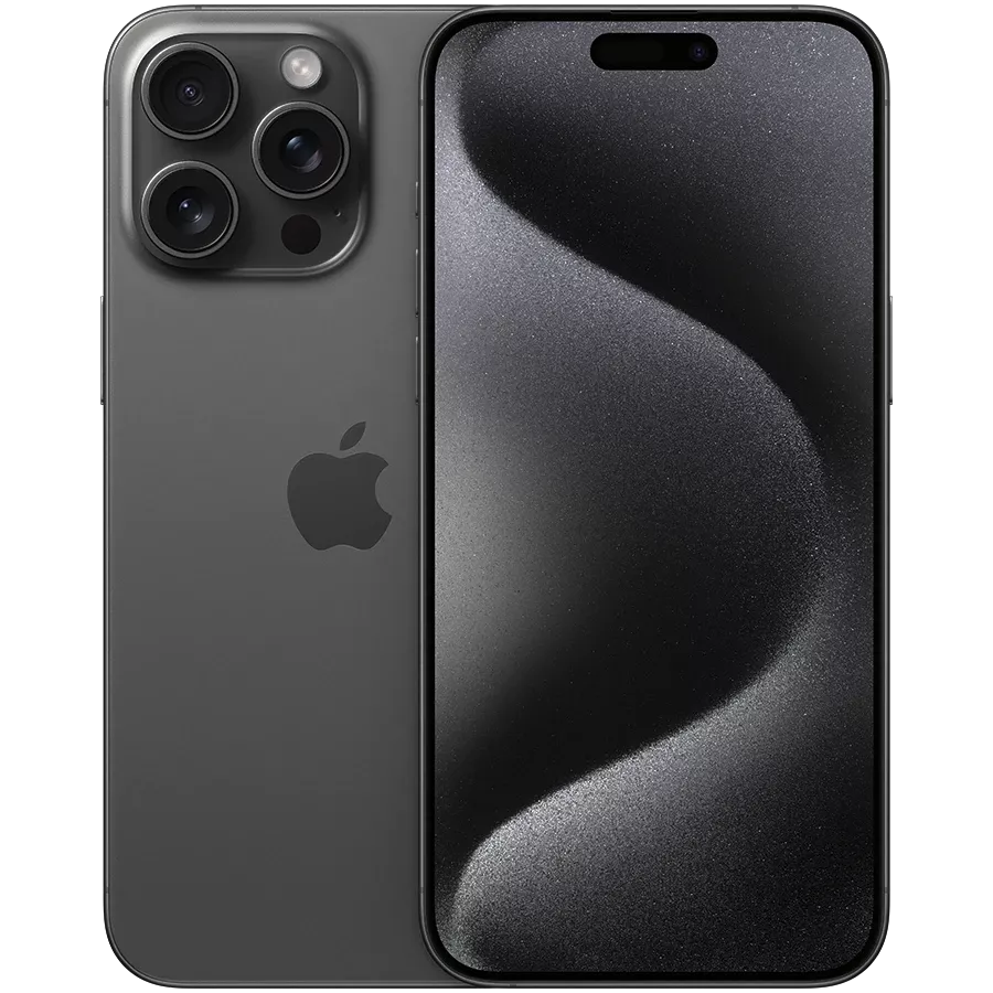 iPhone 15 Pro Max, 256 ГБ, Black Titanium — image №1