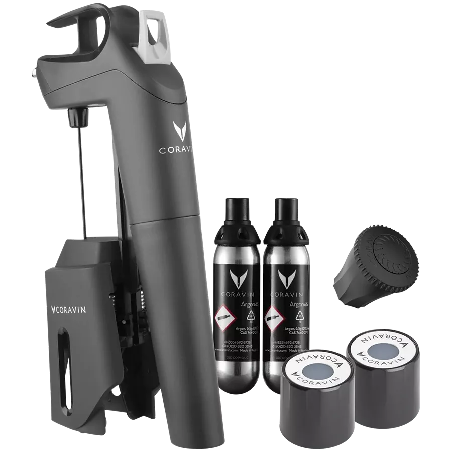 Wine Preservation System CORAVIN Timeless Three Plus, Black — Image №1