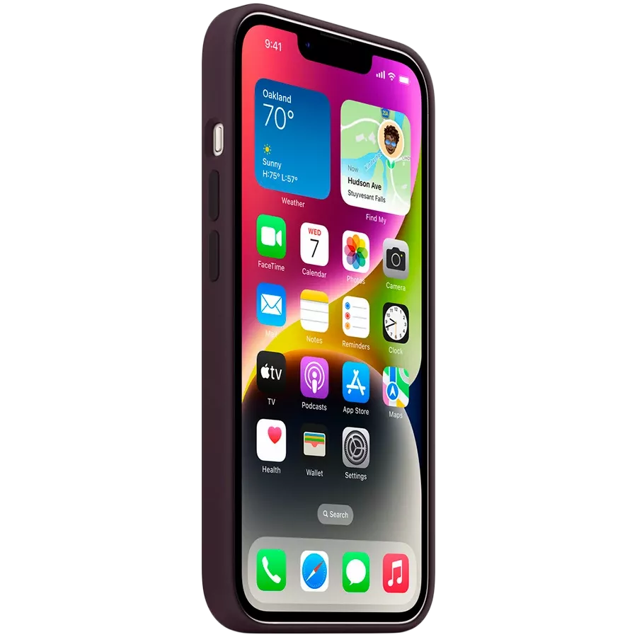 APPLE Silicone Case with MagSafe Elderberry for iPhone 14 — Image №3