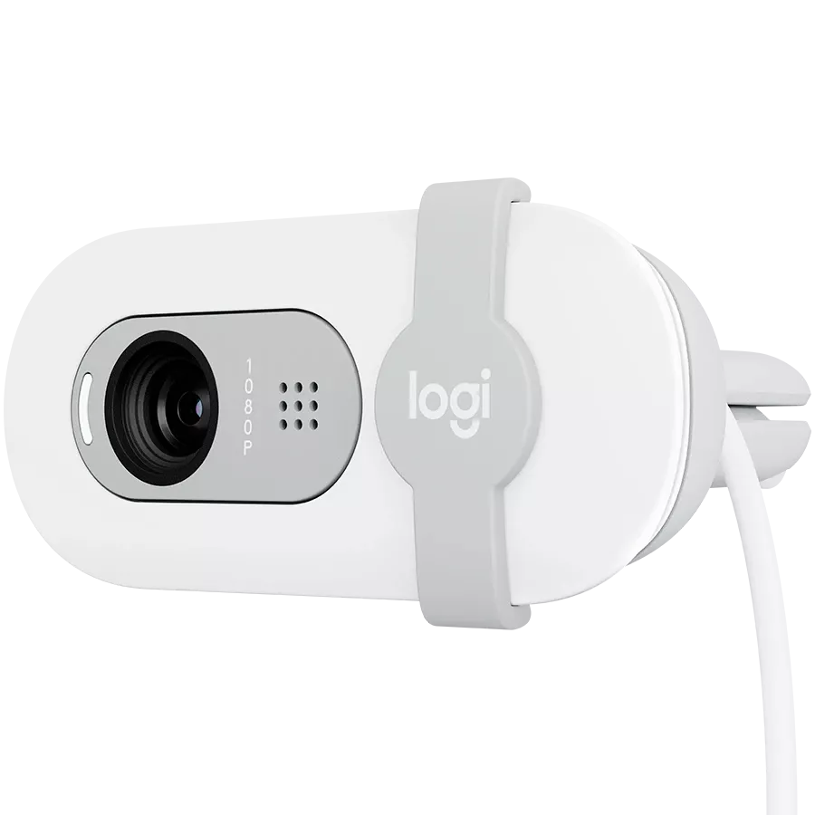 Веб-камера LOGITECH Brio 100 Full HD Webcam - OFF-WHITE - USB - EMEA28-935 (L960-001617) — Зображення №4
