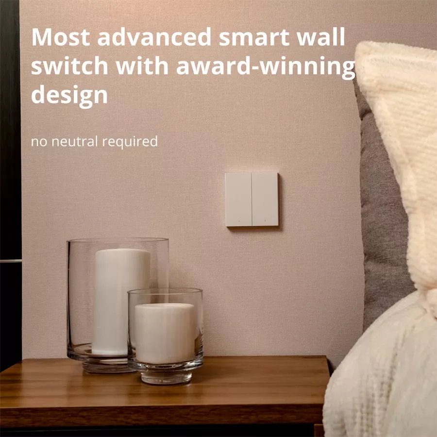 Aqara Smart Wall Switch H1 EU (No Neutral, Double Rocker) — Image №4