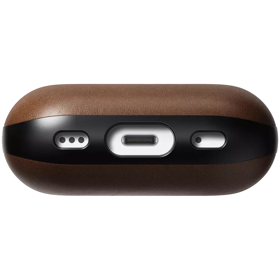 Чохол NOMAD Modern Leather Case  Коричневий для AirPods Pro (Gen2) — Зображення №3
