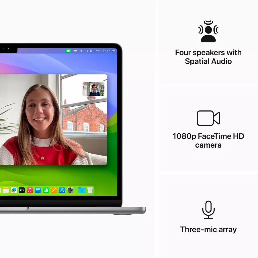 MacBook Air 13.6"  M3 (8C CPU/10C GPU), 8 GB, 512 GB, Space Gray — Image №6