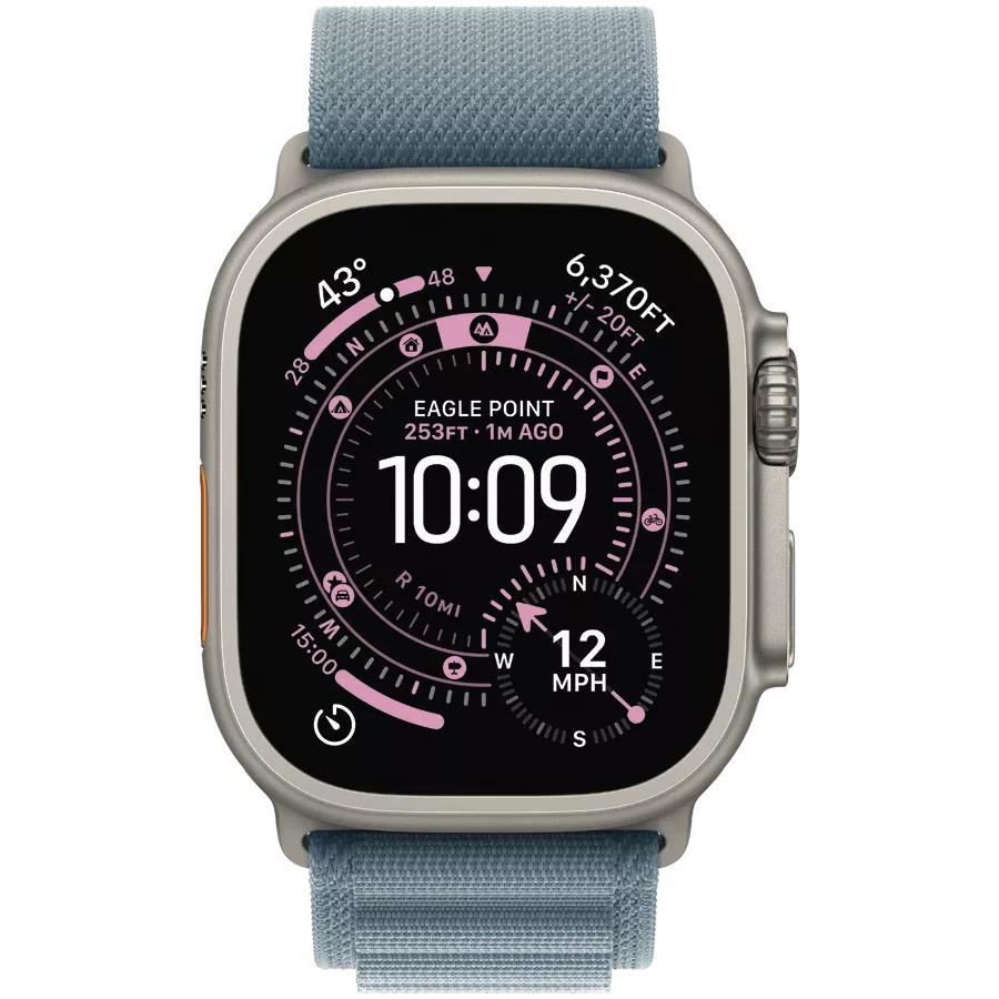 Apple 49mm Loop - Medium Band Extension Alpine Loop Light Blue for Apple Watch 44/45/46/49 mm — Image №2