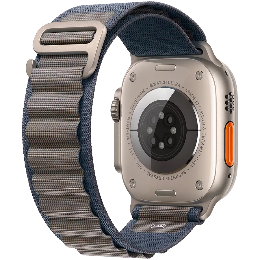 Apple Watch Ultra Series 2 GPS + Cellular, 49mm, , Blue Alpine Loop, Small — სურათი №3