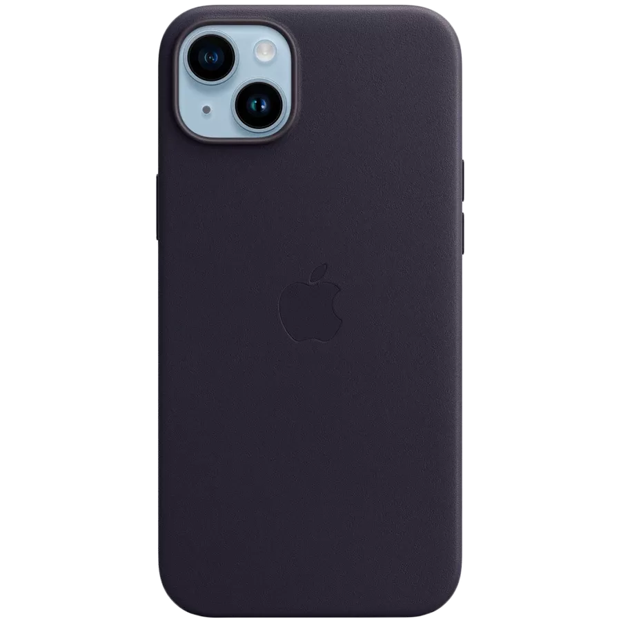 Чехол APPLE Leather Case с MagSafe Ink для iPhone 14 Plus — Изображение №1
