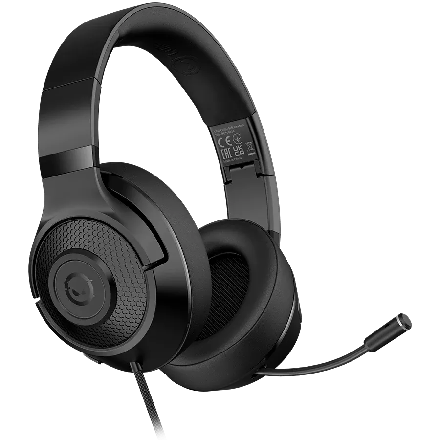 Headset LORGAR Noah 101 with Microphone, Black — Image №1
