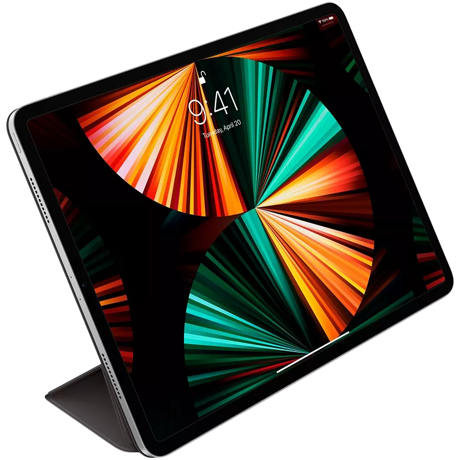 Обложка APPLE Smart Folio  Чёрная для iPad Pro 12,9 дюйма (3-го, 4-го и 5-го поколения) — Изображение №2