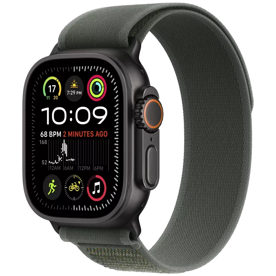 APPLE 49mm Trail Loop - Black Titanium Finish Band Extension Trail Loop - Black Titanium Finish Green for Apple Watch 44/45/46/49 mm — Image №2