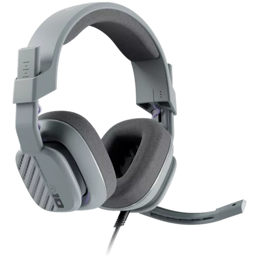 Gaming Headset LOGITECH A10 with Microphone, Gray — Image №1