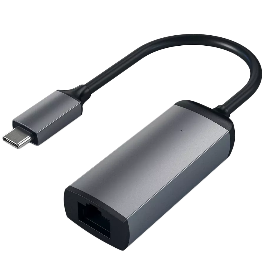 SATECHI USB-C to Gigabit Ethernet Adapter, Space Gray — Image №1
