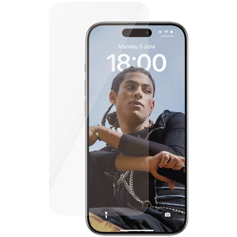 Захисне скло PanzerGlass SAFE. iPhone 15 Pro — Зображення №1