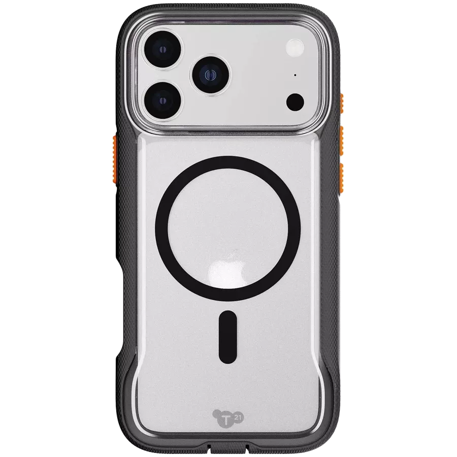 TECH21 Protective Case EvoPro with MagSafe, Clear Black for iPhone 17 Pro Max — Image №1