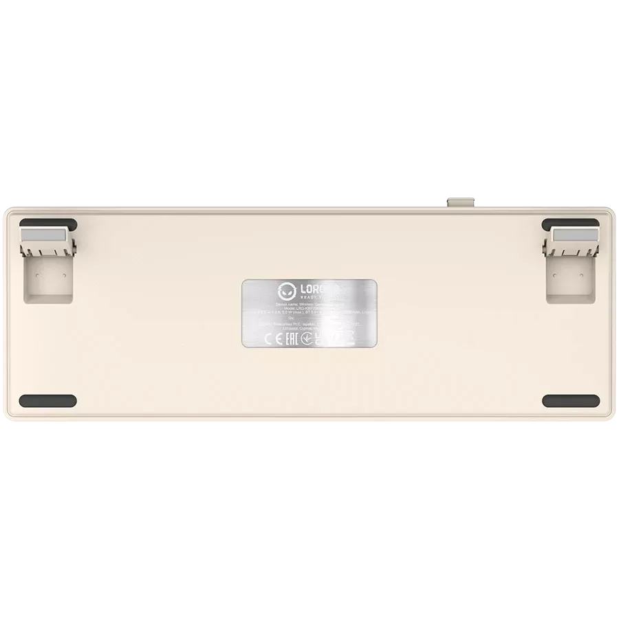 LORGAR KBP70MW Gaming Keyboard, Wireless, Beige, EN — Image №9
