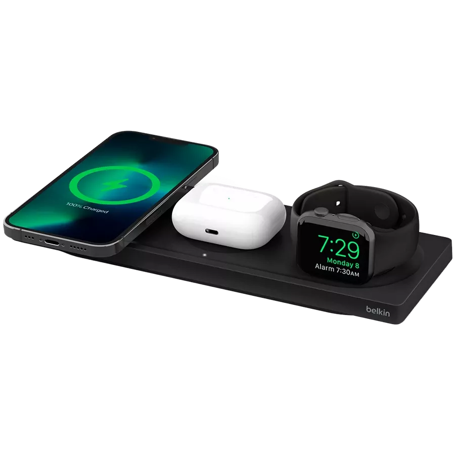Wireless Charger BELKIN, 15 W, Black — Image №1
