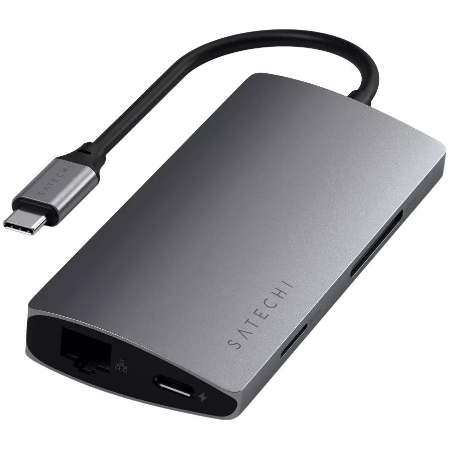 Многопортовый адаптер SATECHI V2 USB-C 4K с Ethernet — Изображение №1