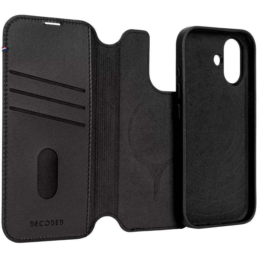 DECODED Folio Case MagSafe detachable folio with MagSafe, Black for iPhone 17 — Image №5
