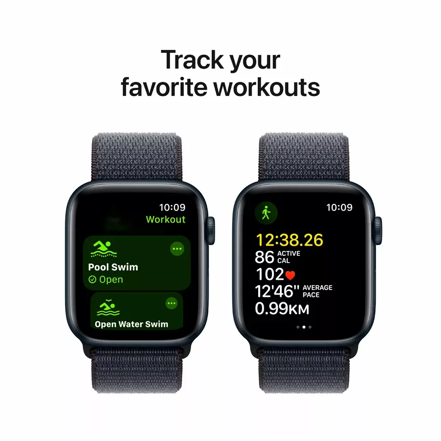 Apple Watch SE GPS Gen.2 (2024)  Ink Sport Loop, 40mm, Midnight — Image №6