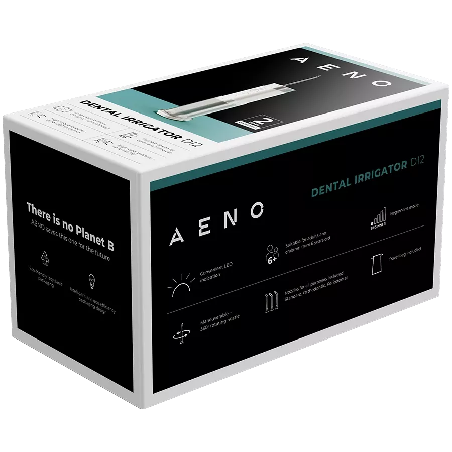 AENO Ирригатор для зубов, 3.7В, 8Вт, 2500мА*ч, 200мл — image №12