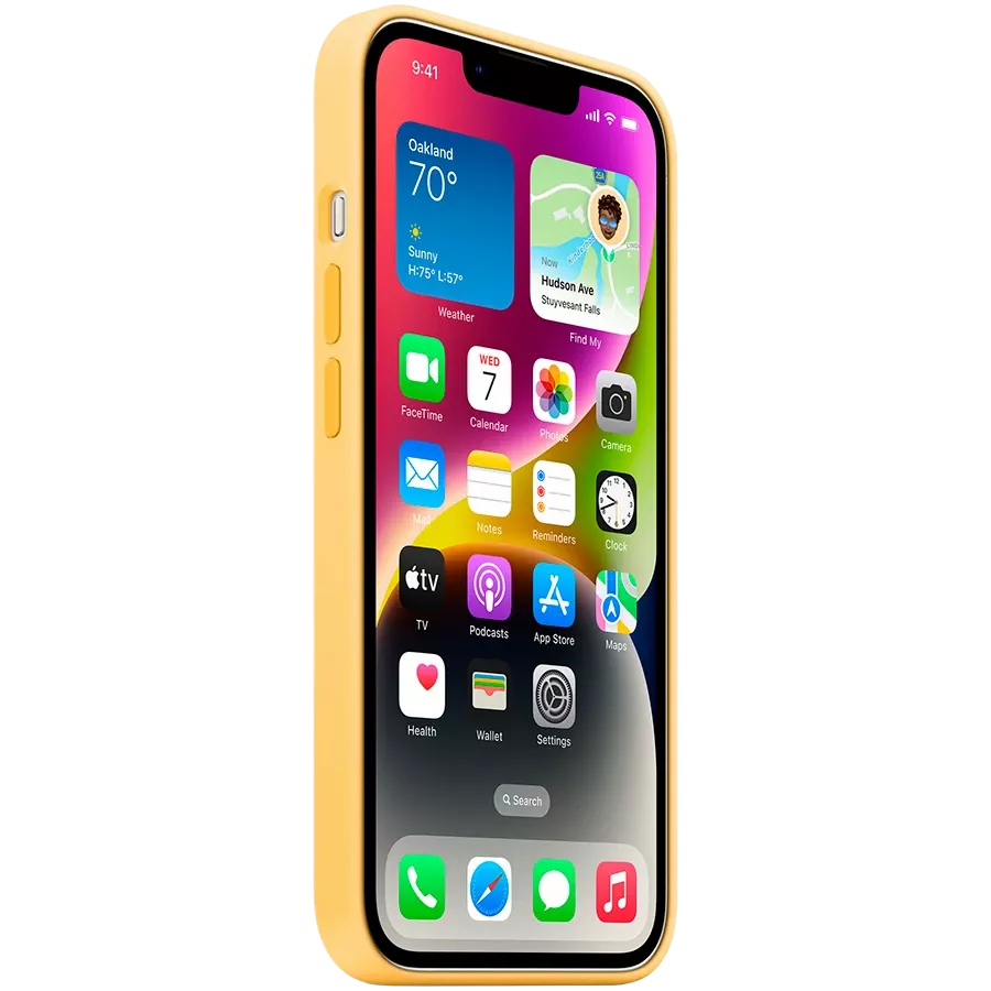 Чохол APPLE силіконовий with MagSafe Sunglow для iPhone 14 — Зображення №3