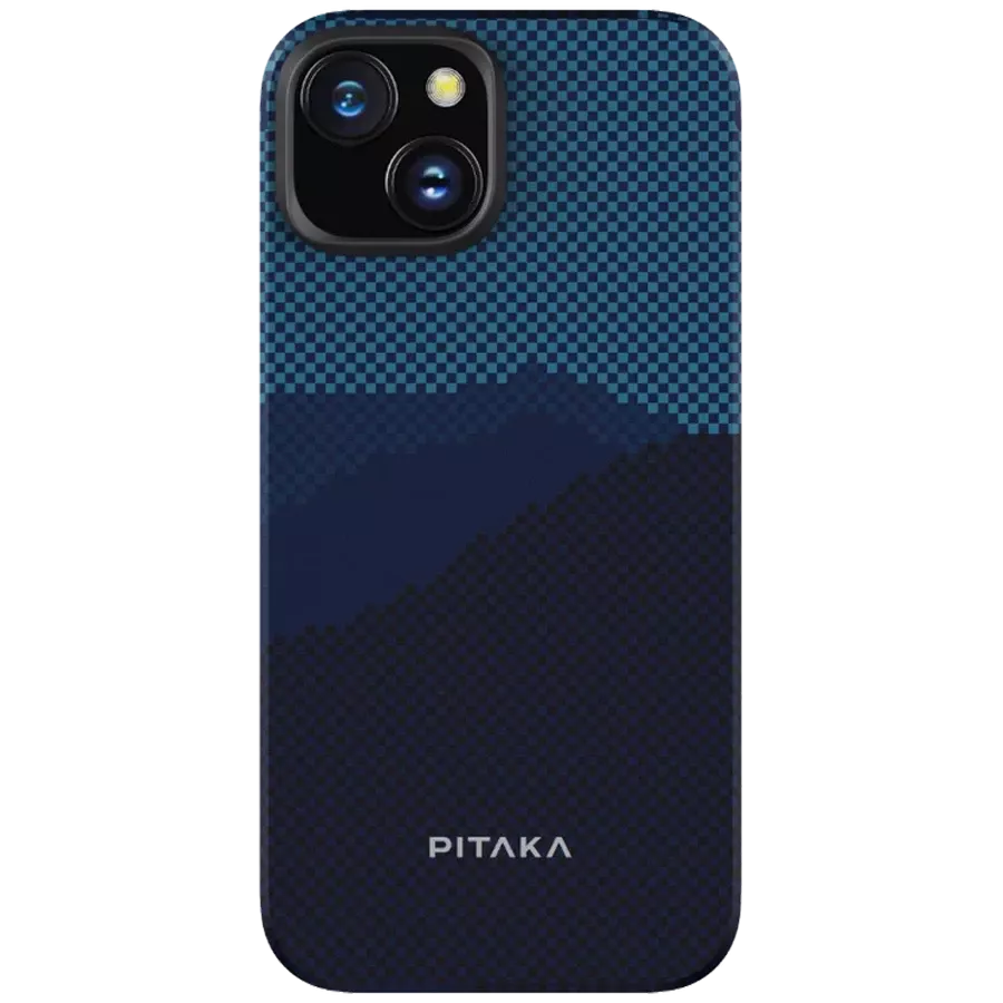 PITAKA Защитный чехол MagEZ Case 4 с MagSafe Over The Horizon для iPhone 15 — image №1