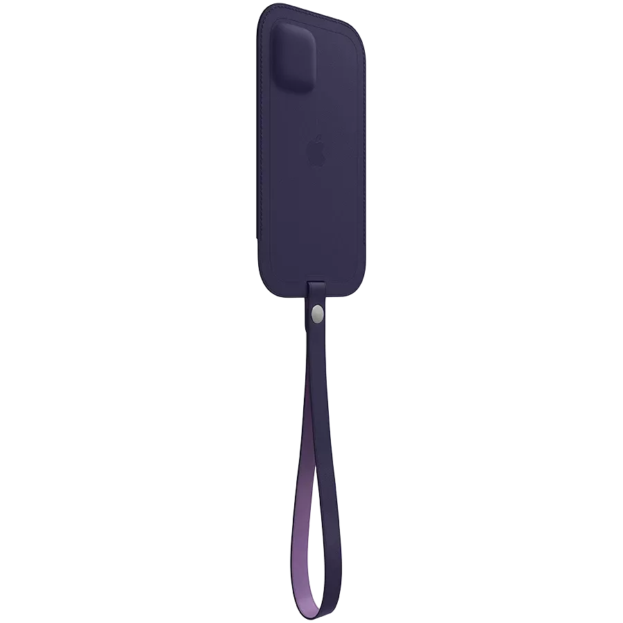 APPLE Чехол кожаный с MagSafe Deep Violet для iPhone 12 Pro Max — image №1